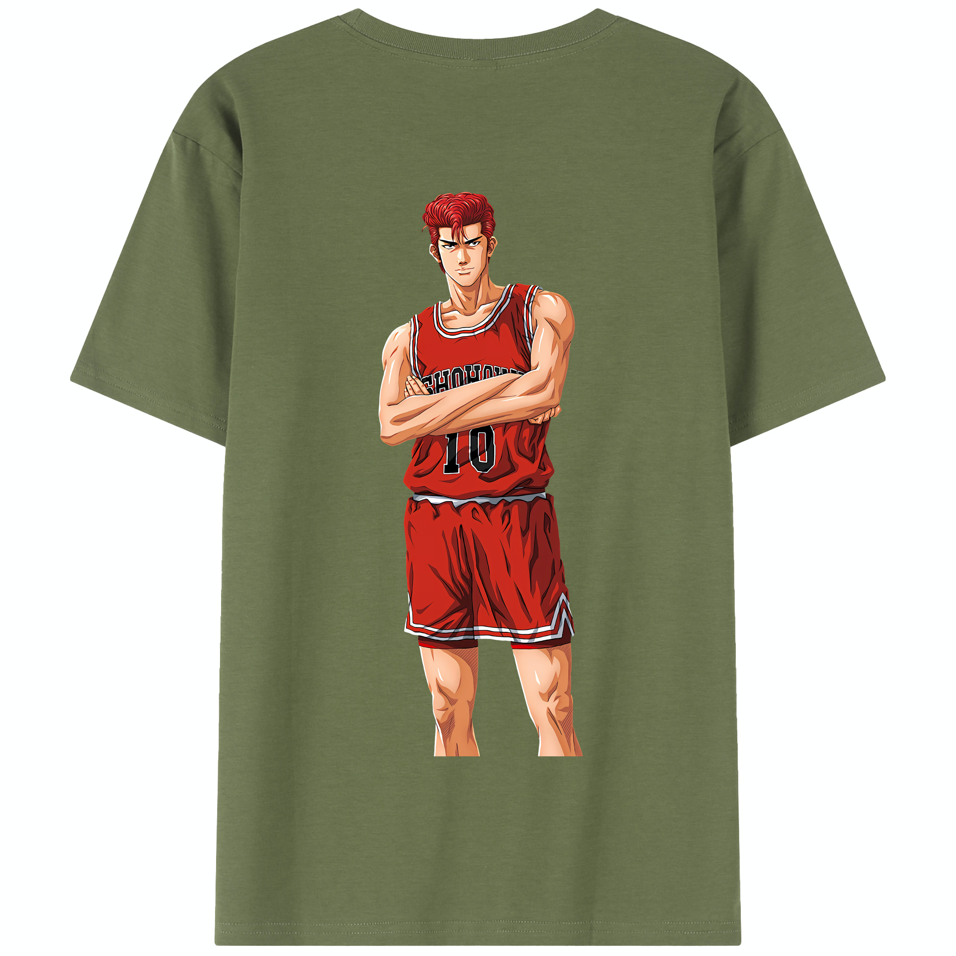 SLAM DUNK／スラムダンク 綿100％半袖Tシャツ（背面プリント）